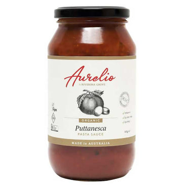 Aurelio Organic Puttanesca Pasta Sauce 500g